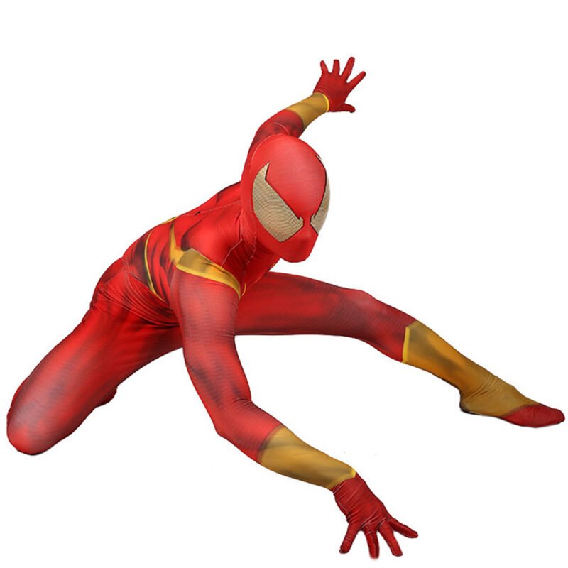 Iron Spider-man Jumpsuit Spiderman Cosplay Costume Halloween X’mas Valentine’s day birthday gift comic-con game outfit - Image 4