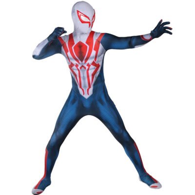 Spiderman 2099 White Suit Cosplay Costume Halloween X’mas Valentine’s day birthday gift comic-con game outfit