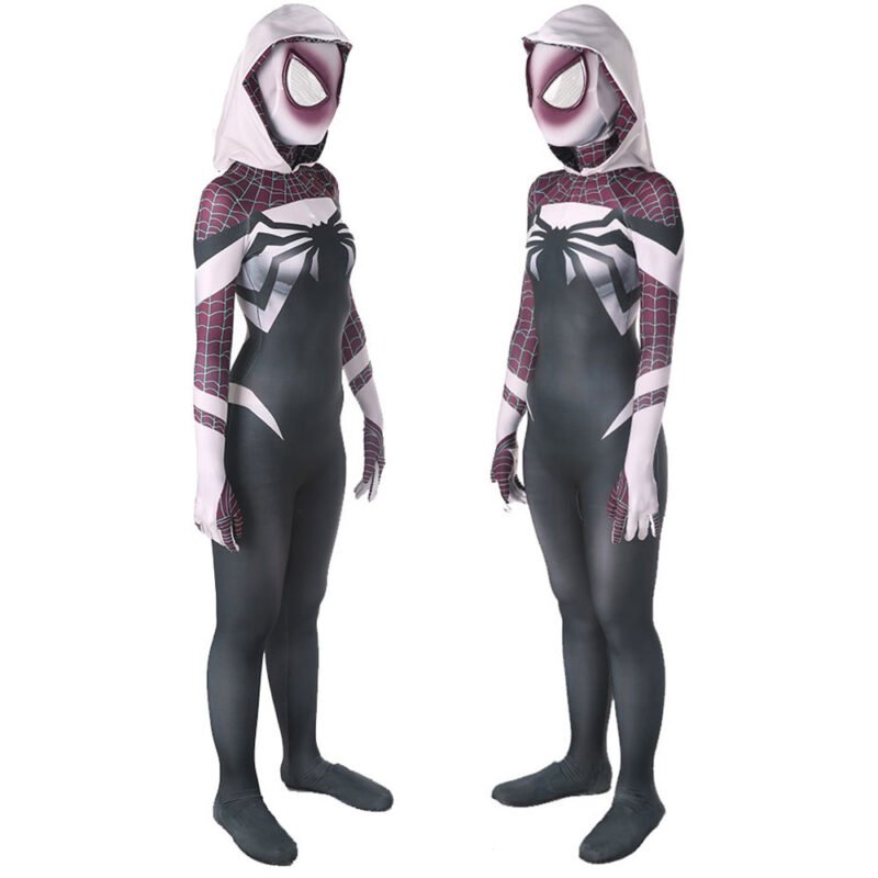 Spider-Gwen Jumpsuit Gwen Stacy Cosplay Costume Halloween X’mas Valentine’s day birthday gift comic-con game outfit - Image 4
