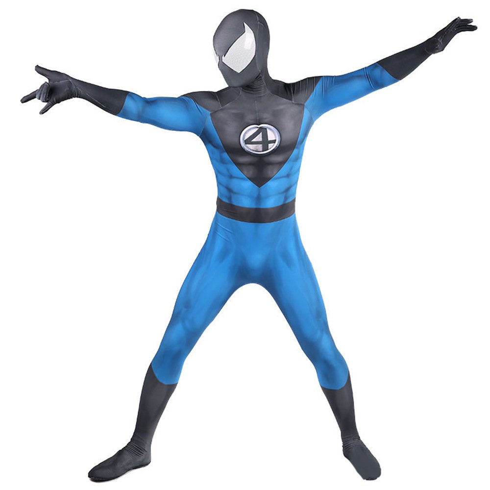 Fantastic 4 Spiderman Jumpsuit Superhero Spider-man Cosplay Costume Halloween X'mas Valentine's day birthday gift comic-con game outfit