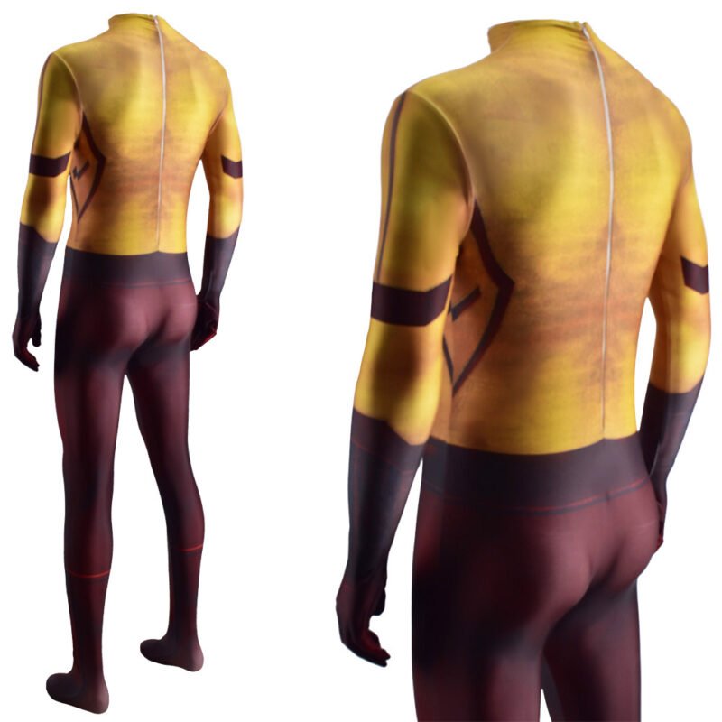 The Flash Season 3 Kid Flash Wally West Cosplay Costume Halloween X’mas Valentine’s day birthday gift comic-con game outfit - Image 3