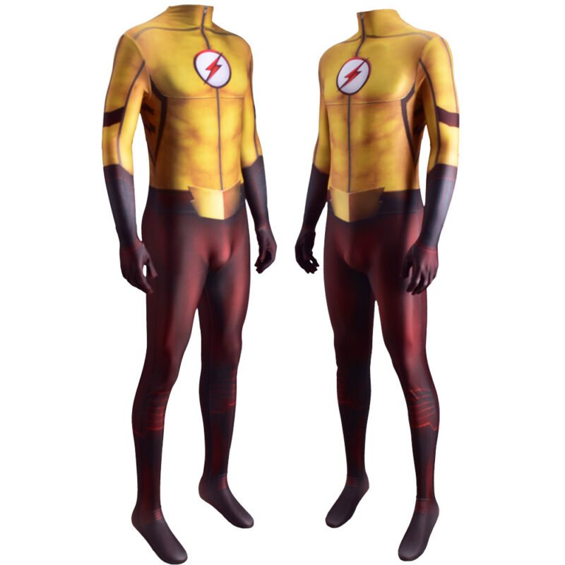 The Flash Season 3 Kid Flash Wally West Cosplay Costume Halloween X’mas Valentine’s day birthday gift comic-con game outfit - Image 5