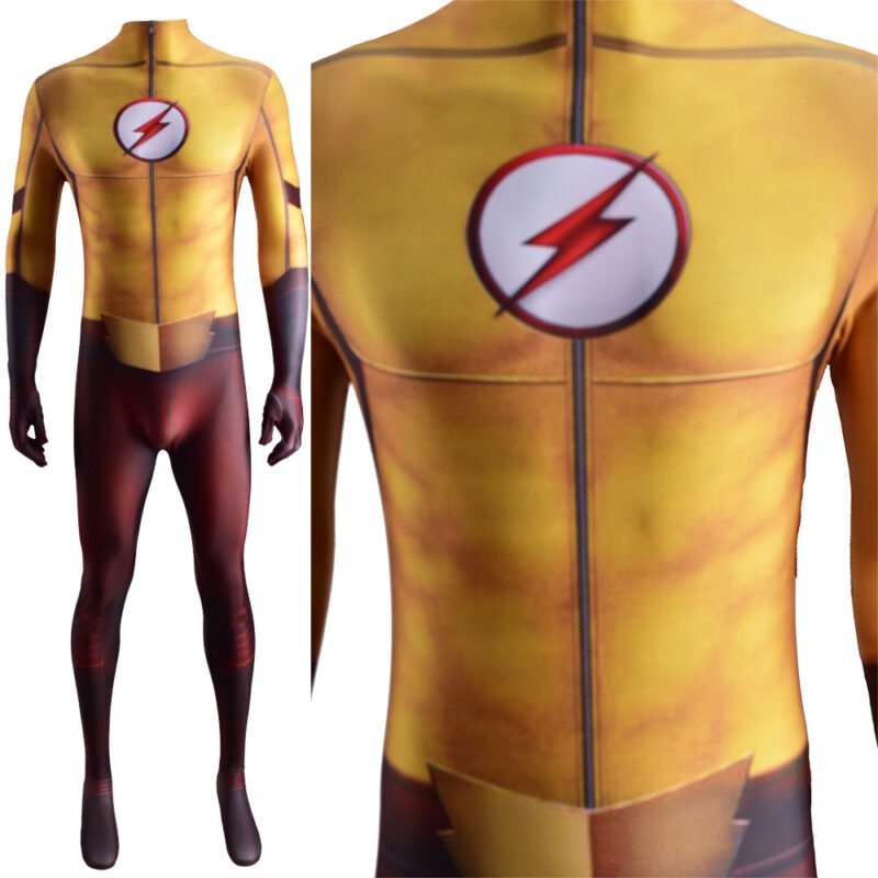 The Flash Season 3 Kid Flash Wally West Cosplay Costume Halloween X’mas Valentine’s day birthday gift comic-con game outfit - Image 6