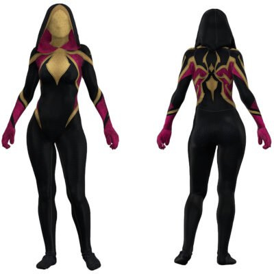Spider-Woman Gwen Stacy hoodie jumpsuit outfit halloween cosplay costume Spider-Gwen unique for women