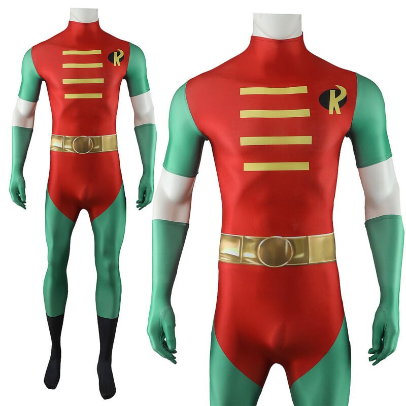 Titans Season 4 Robin Superhero Tim Drake Jumpsuit Cloak Cosplay Costume Halloween x’mas christmas birthday gift toys party make-up outfit - Image 3