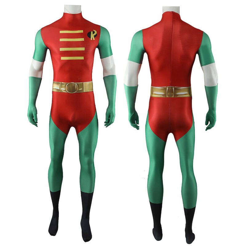 Titans Season 4 Robin Superhero Tim Drake Jumpsuit Cloak Cosplay Costume Halloween x’mas christmas birthday gift toys party make-up outfit - Image 4