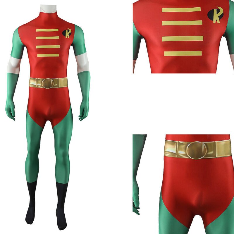 Titans Season 4 Robin Superhero Tim Drake Jumpsuit Cloak Cosplay Costume Halloween x’mas christmas birthday gift toys party make-up outfit - Image 6