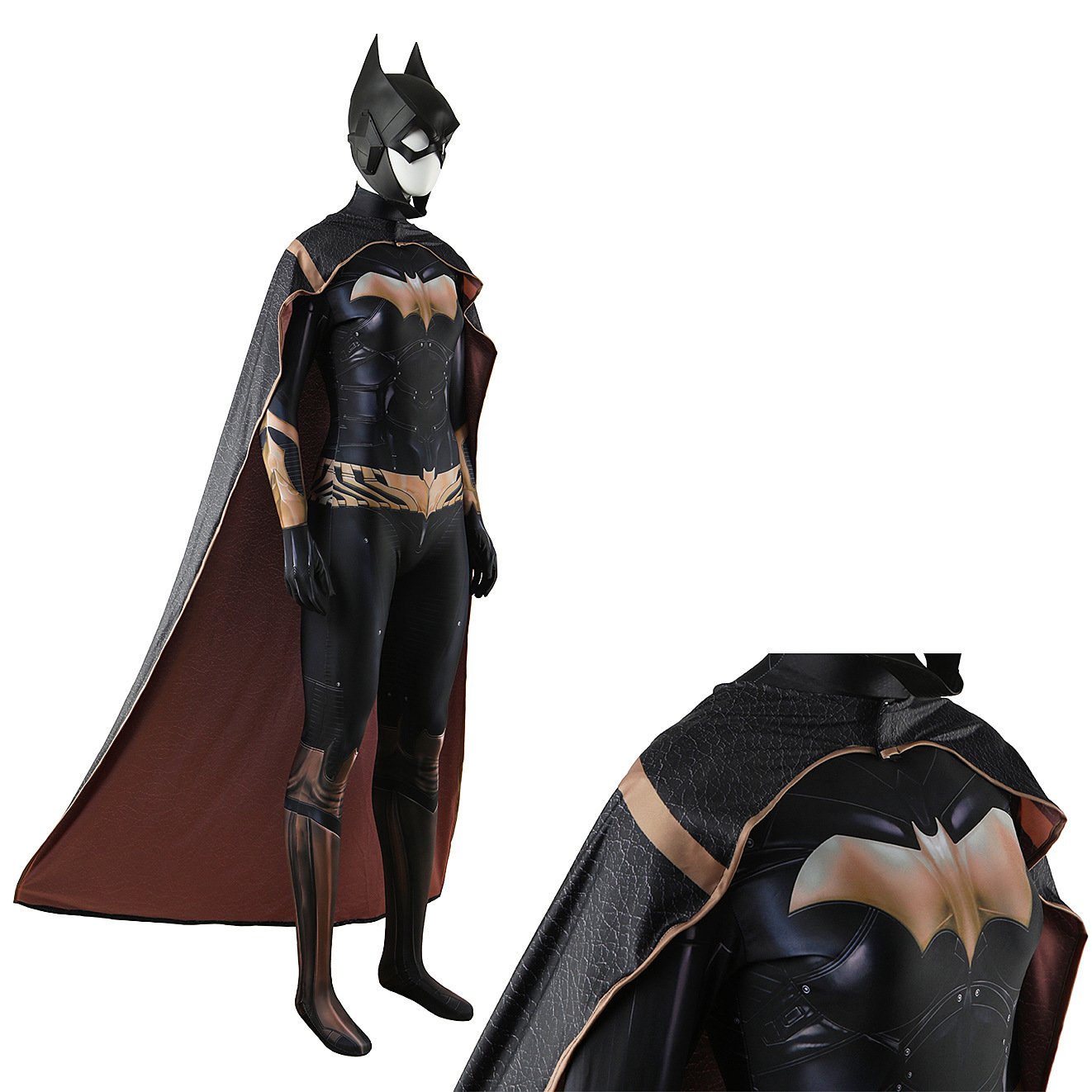 Batwoman Bodysuit Batman: Arkham Knight Cosplay Costume Halloween x’mas christmas birthday gift toys party make-up outfit - Image 3