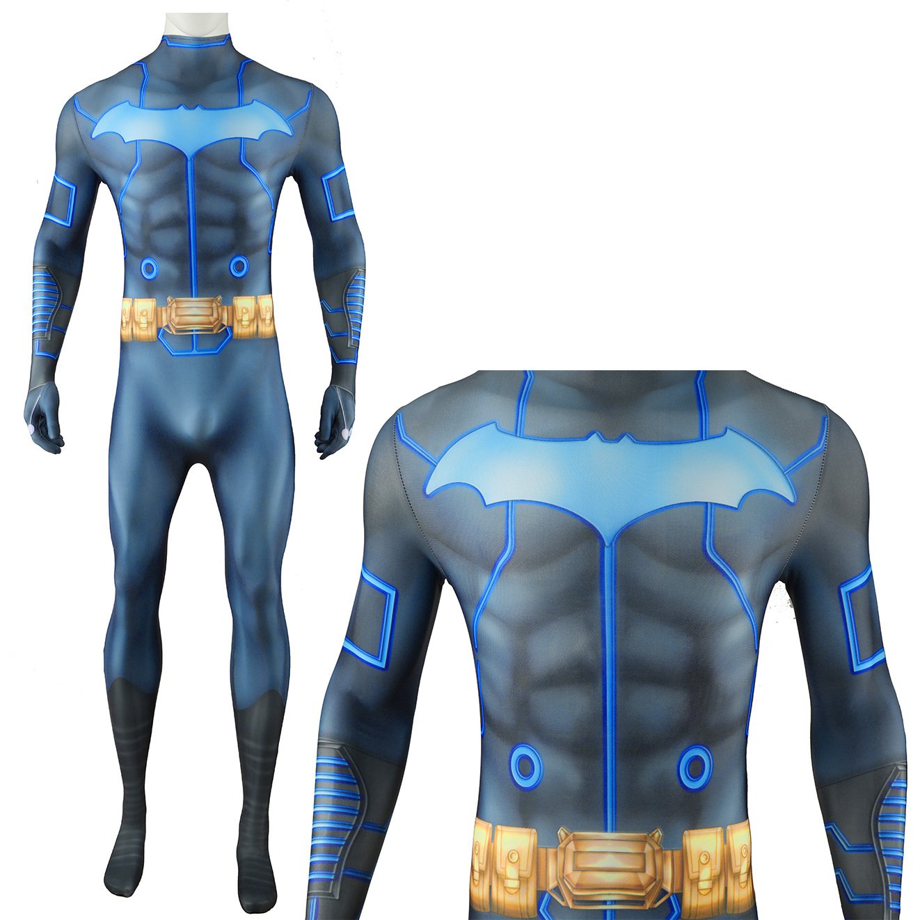 Batman Bodysuit Mobius Chair Cosplay Costume Halloween x’mas christmas birthday gift toys party make-up outfit - Image 3