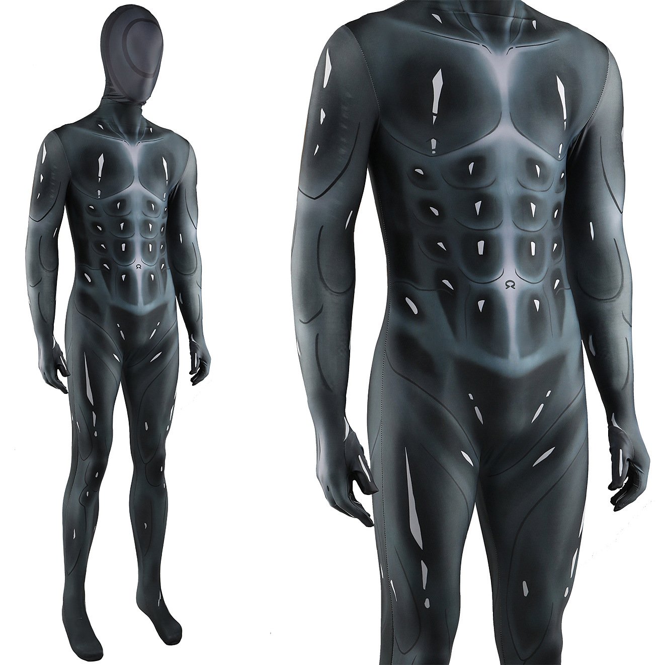 Malik Delgaty Superhero Cosplay Costume Halloween x’mas christmas birthday gift toys party make-up outfit - Image 8