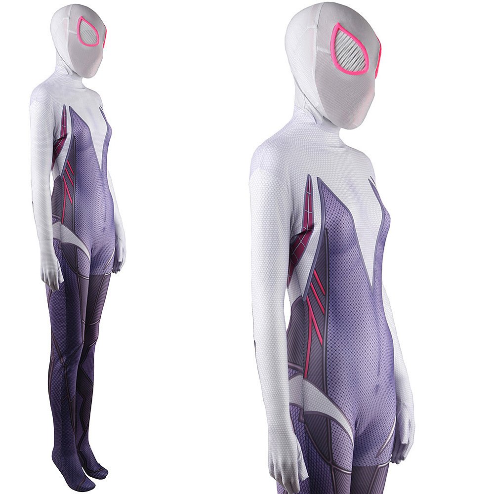 PS5 Spider-Gwen Cosplay Costume Halloween x’mas christmas birthday gift toys party make-up outfit - Image 5