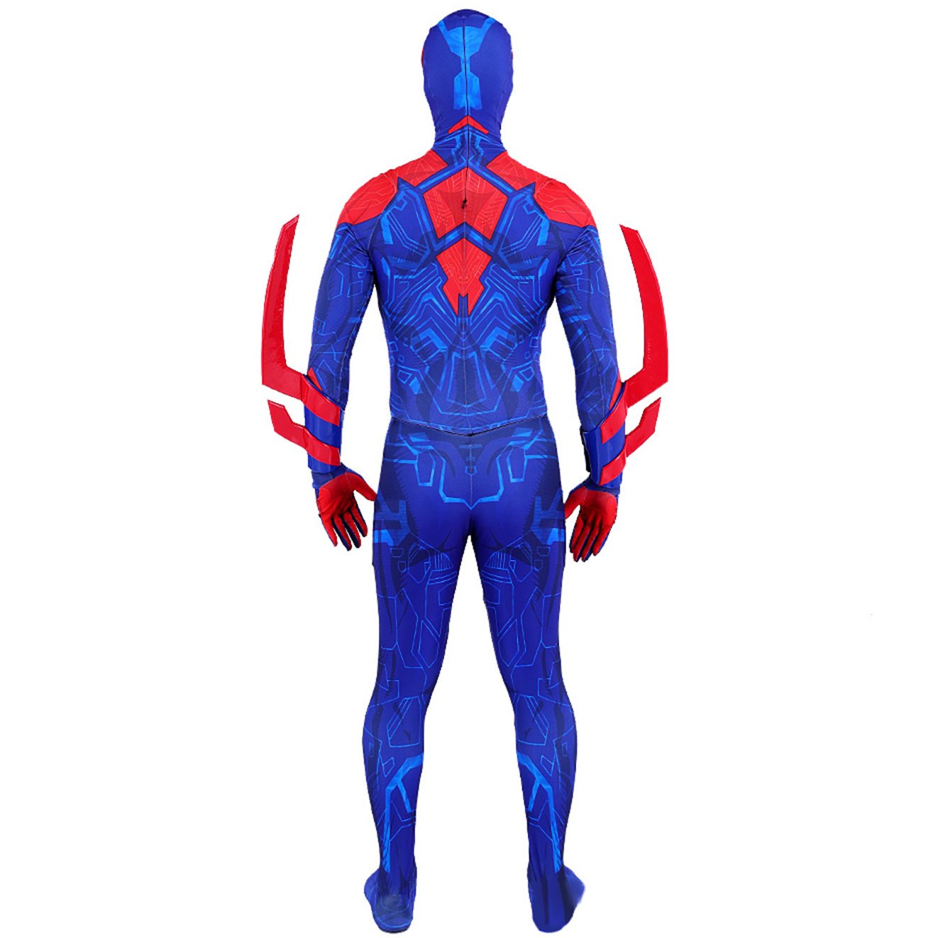 Across The SpiderVerse 2099 Spiderman Superhero Cosplay Costume Halloween x’mas christmas birthday gift toys party make-up outfit - Image 7