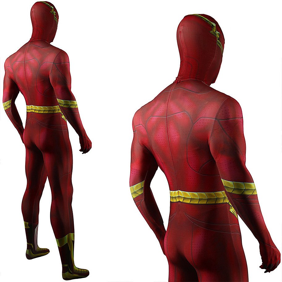 Justice League Barry Allen The Flash Cosplay Costume Halloween x’mas christmas birthday gift toys party make-up outfit - Image 7
