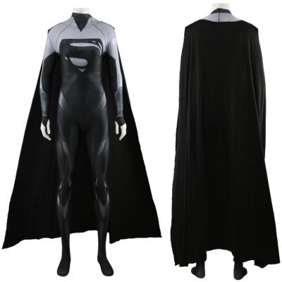 Black Superwoman Jumpsuit The Flash Cosplay Costume Halloween x’mas christmas birthday gift toys party make-up outfit