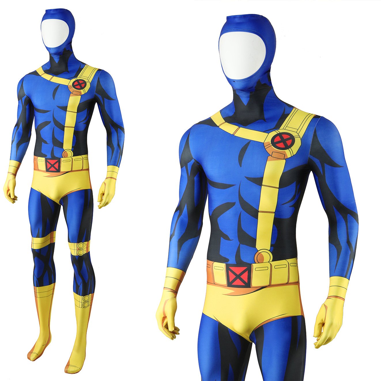 X-Men '97 Cyclops Jumpsuit Scott Bodysuit Cosplay Costume Halloween x’mas christmas birthday gift toys party make-up outfit - Image 3