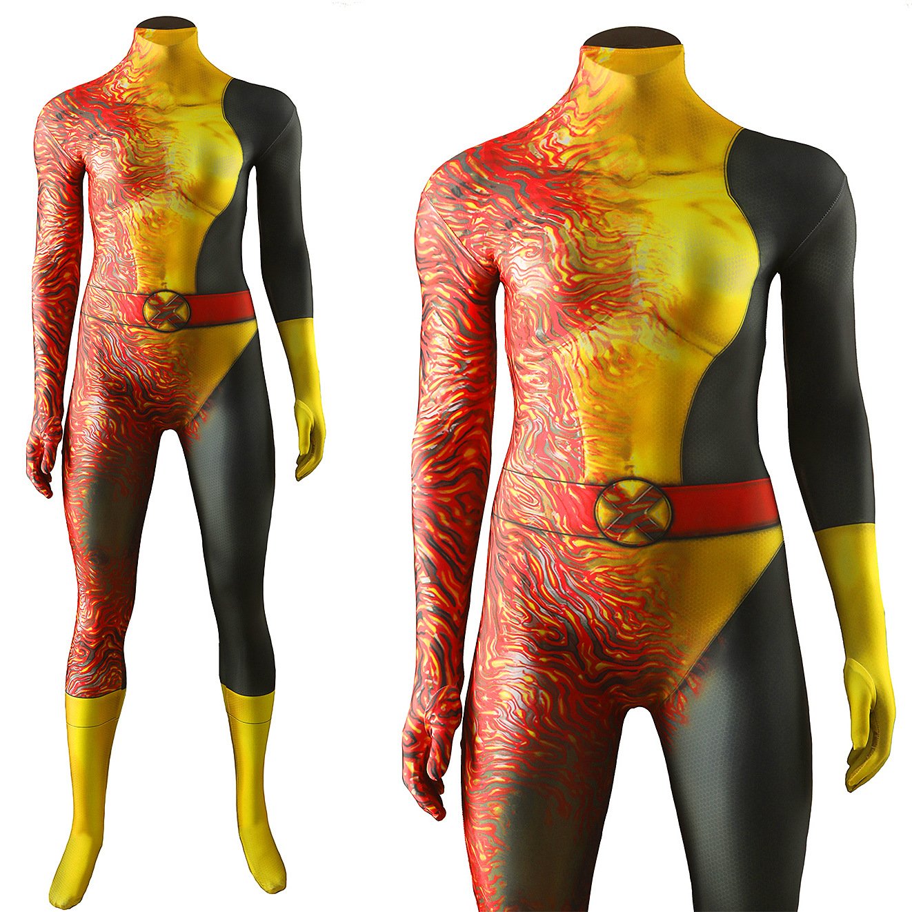 X-men Amara Aquilla Phoenix Cosplay Costume Halloween x’mas christmas birthday gift toys party make-up outfit - Image 3