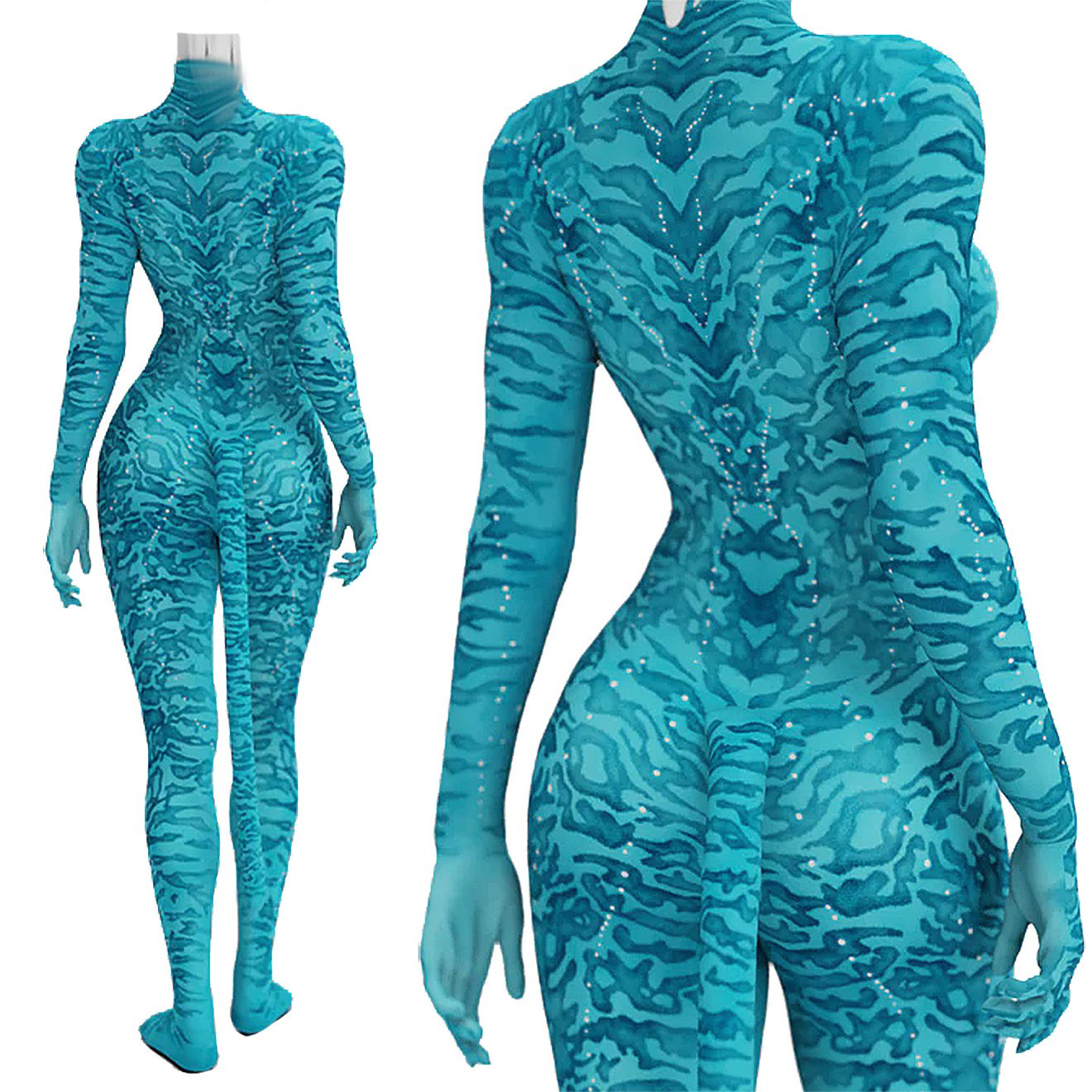 Avatar 2 The Way of Water Cosplay Costume Halloween x’mas christmas birthday gift toys party make-up outfit - Image 3