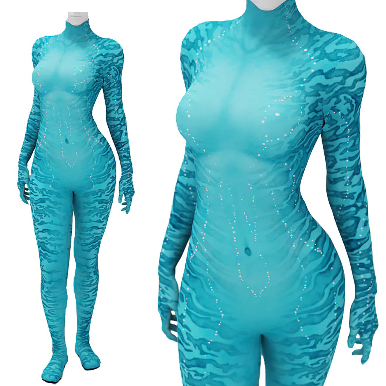 Avatar 2 The Way of Water Cosplay Costume Halloween x’mas christmas birthday gift toys party make-up outfit - Image 2