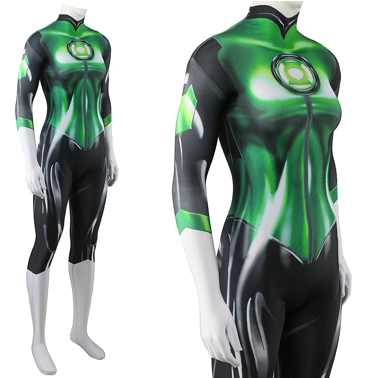 Green Lantern Jessica Cruz Cosplay Costume Halloween x’mas christmas birthday gift toys party make-up outfit - Image 4