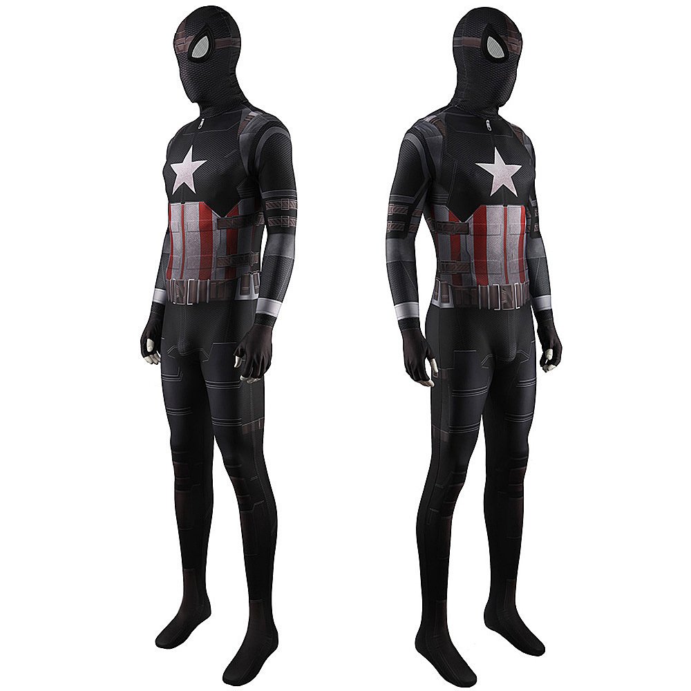 Captain America Spider-Man: Far From Home Peter Parker Cosplay Costume Halloween x’mas christmas birthday gift toys party make-up outfit - Image 2