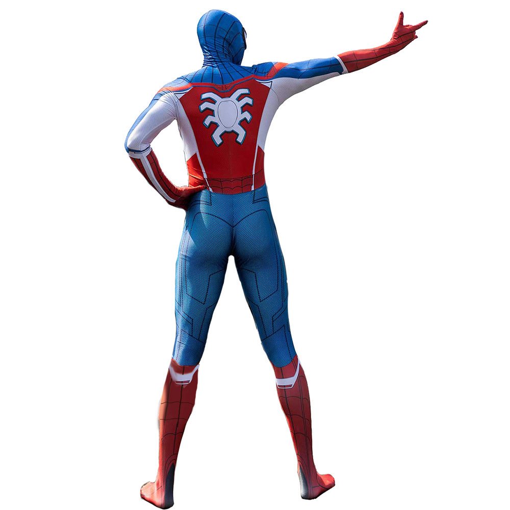 Home Coming Captain America Spiderman Superhero Cosplay Costume Halloween x’mas christmas birthday gift toys party make-up outfit - Image 7