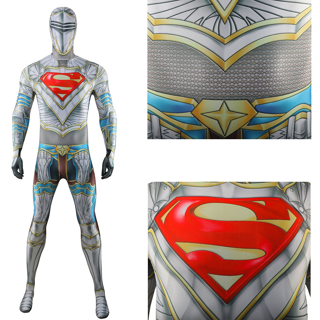 Kal-El Superman Dark Knights of Steel Cosplay Costume Halloween x’mas christmas birthday gift toys party make-up outfit - Image 4