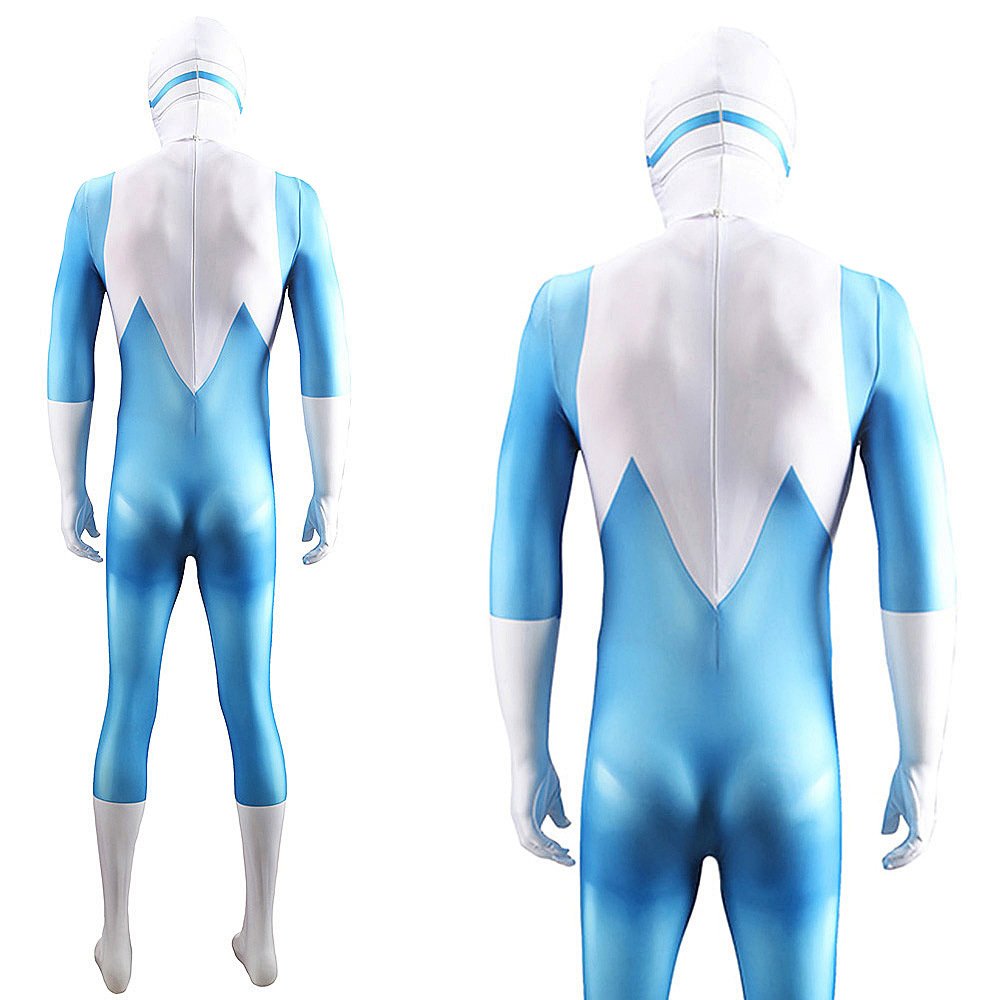 The Incredibles Frozone Cosplay Costume Halloween x’mas christmas birthday gift toys party make-up outfit - Image 6