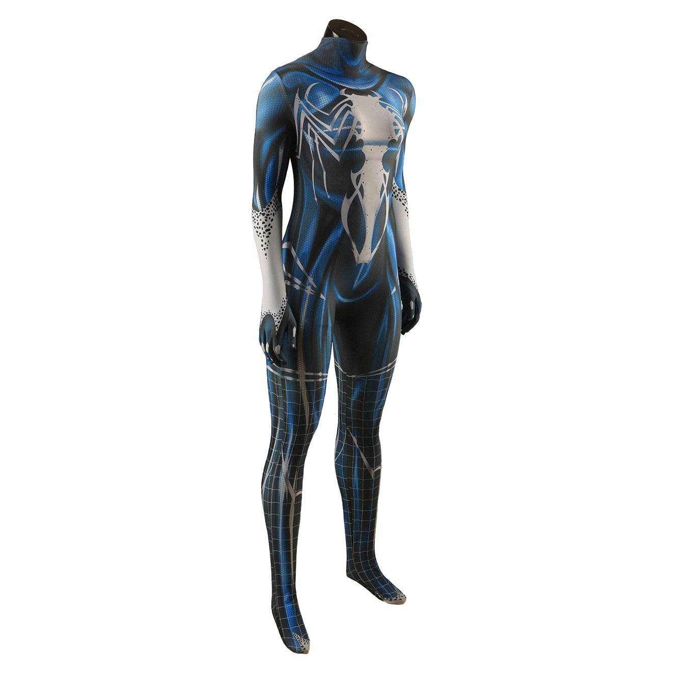 Venom Symbiote Spider-Man Blue Cosplay Costume Halloween x’mas christmas birthday gift toys party make-up outfit - Image 3