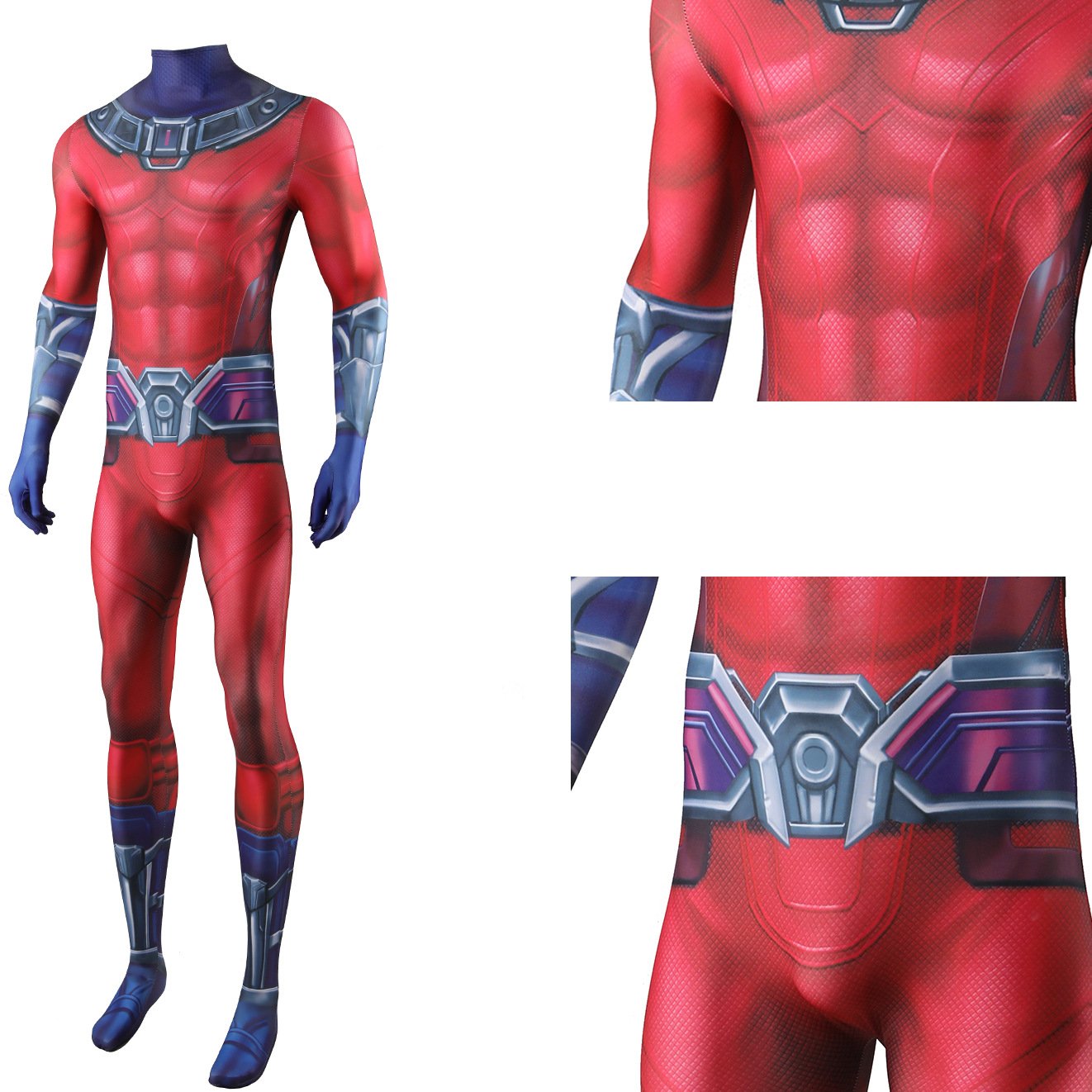 X-Men '97 Magneto Erik Superhero Cosplay Costume Halloween x’mas christmas birthday gift toys party make-up outfit - Image 3