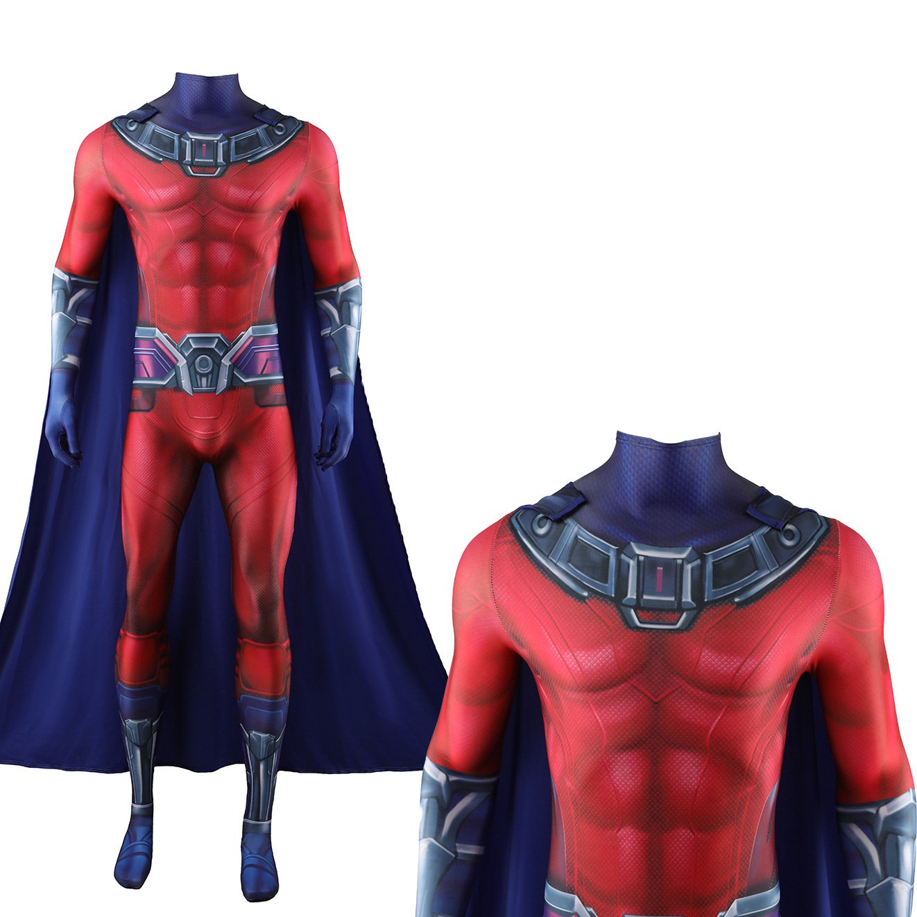 X-Men '97 Magneto Erik Superhero Cosplay Costume Halloween x’mas christmas birthday gift toys party make-up outfit - Image 8
